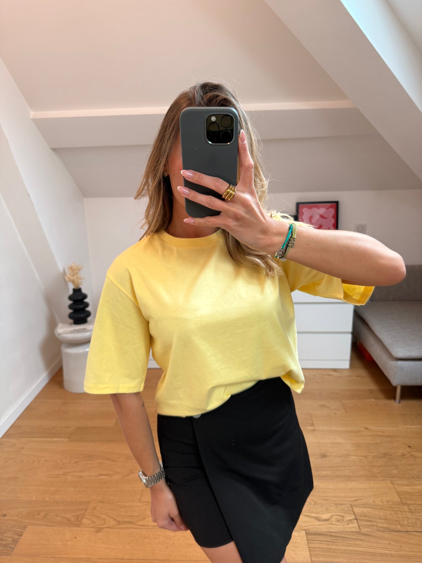 T-shirt Safia - jaune