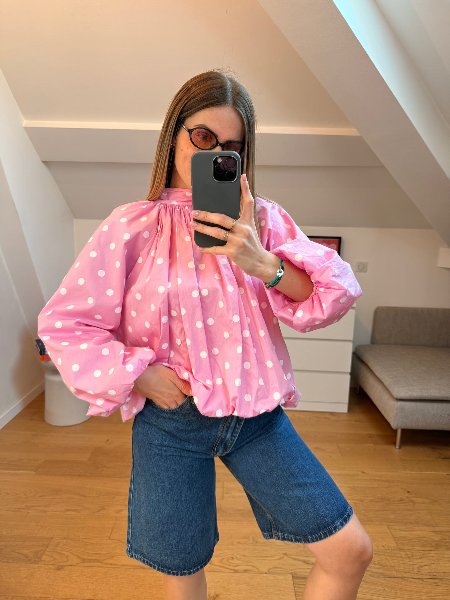 Blouse Cassie - rose