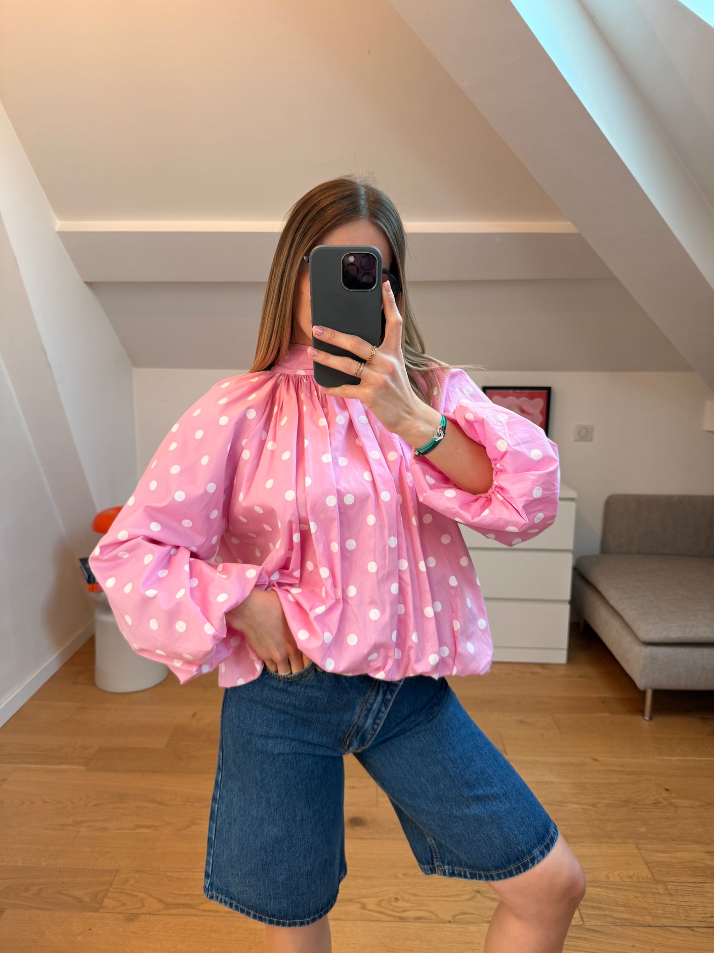 Blouse Cassie - rose