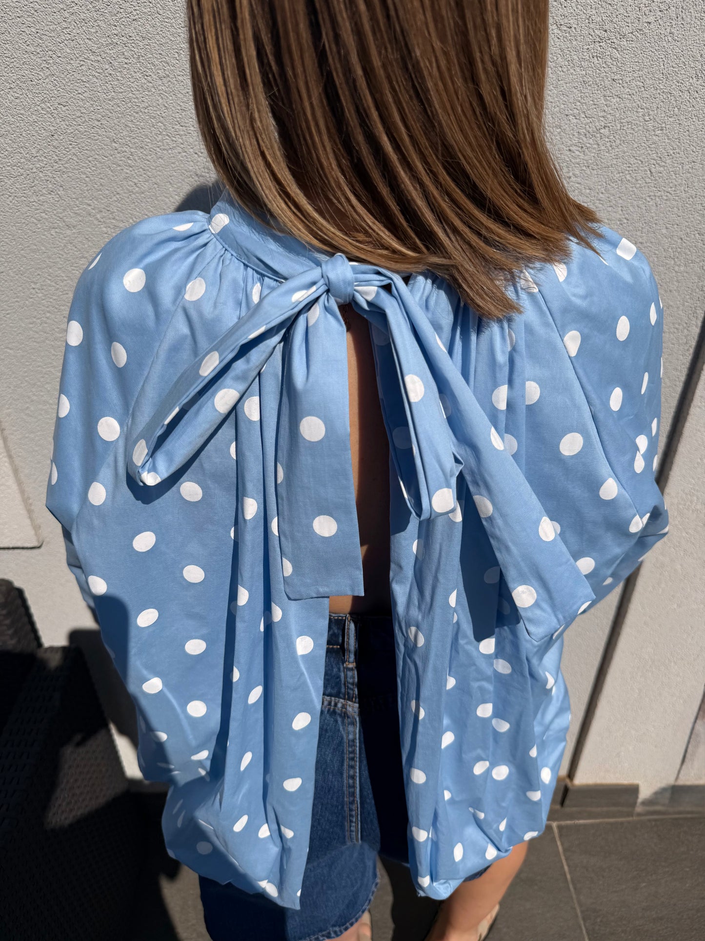 Blouse Cassie - bleu