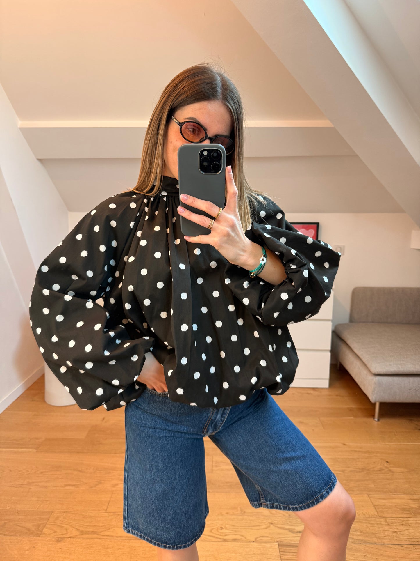 Blouse Cassie - noir