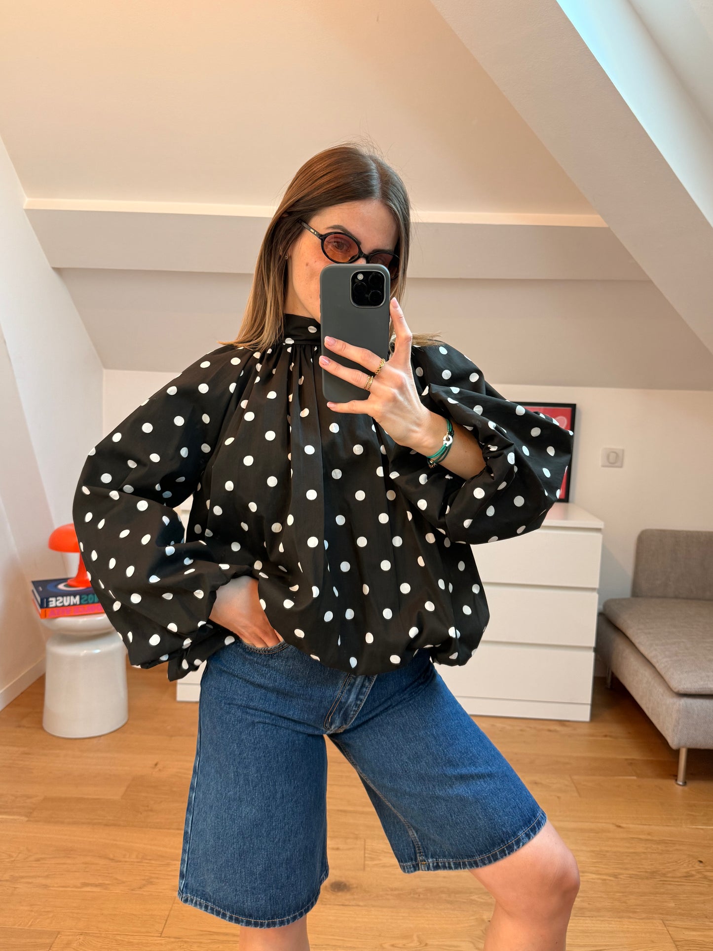 Blouse Cassie - noir
