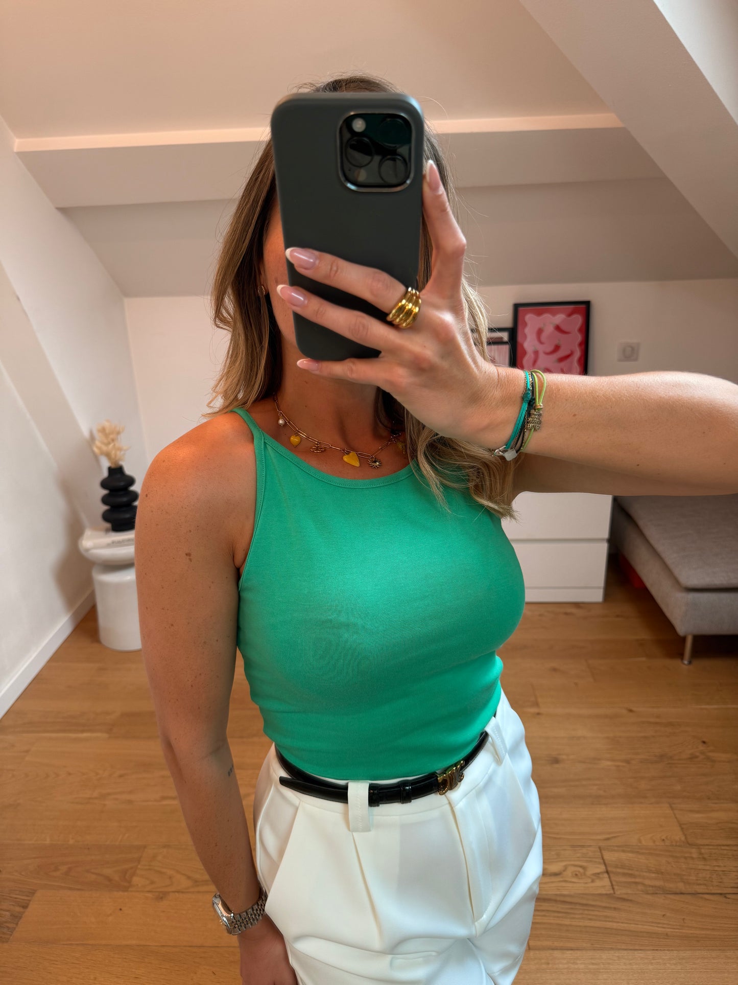 Top Clara - vert