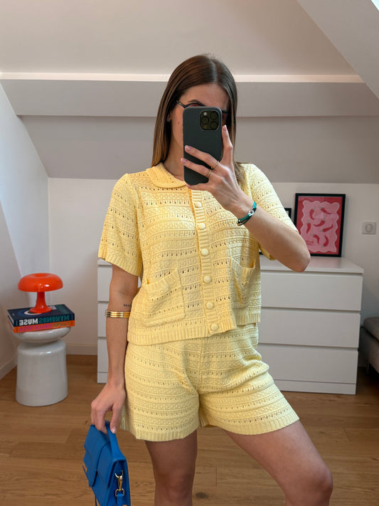 Blouse d'ensemble - jaune