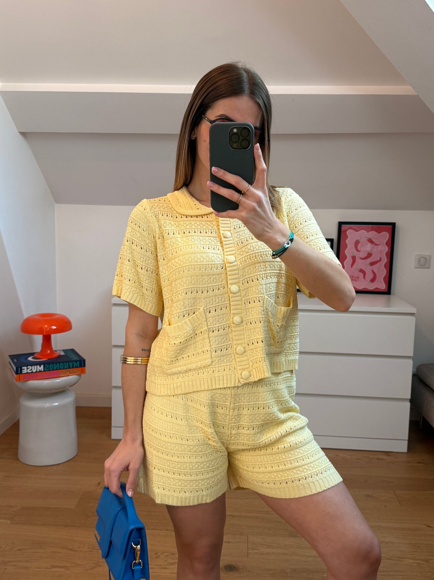 Short d'ensemble - jaune