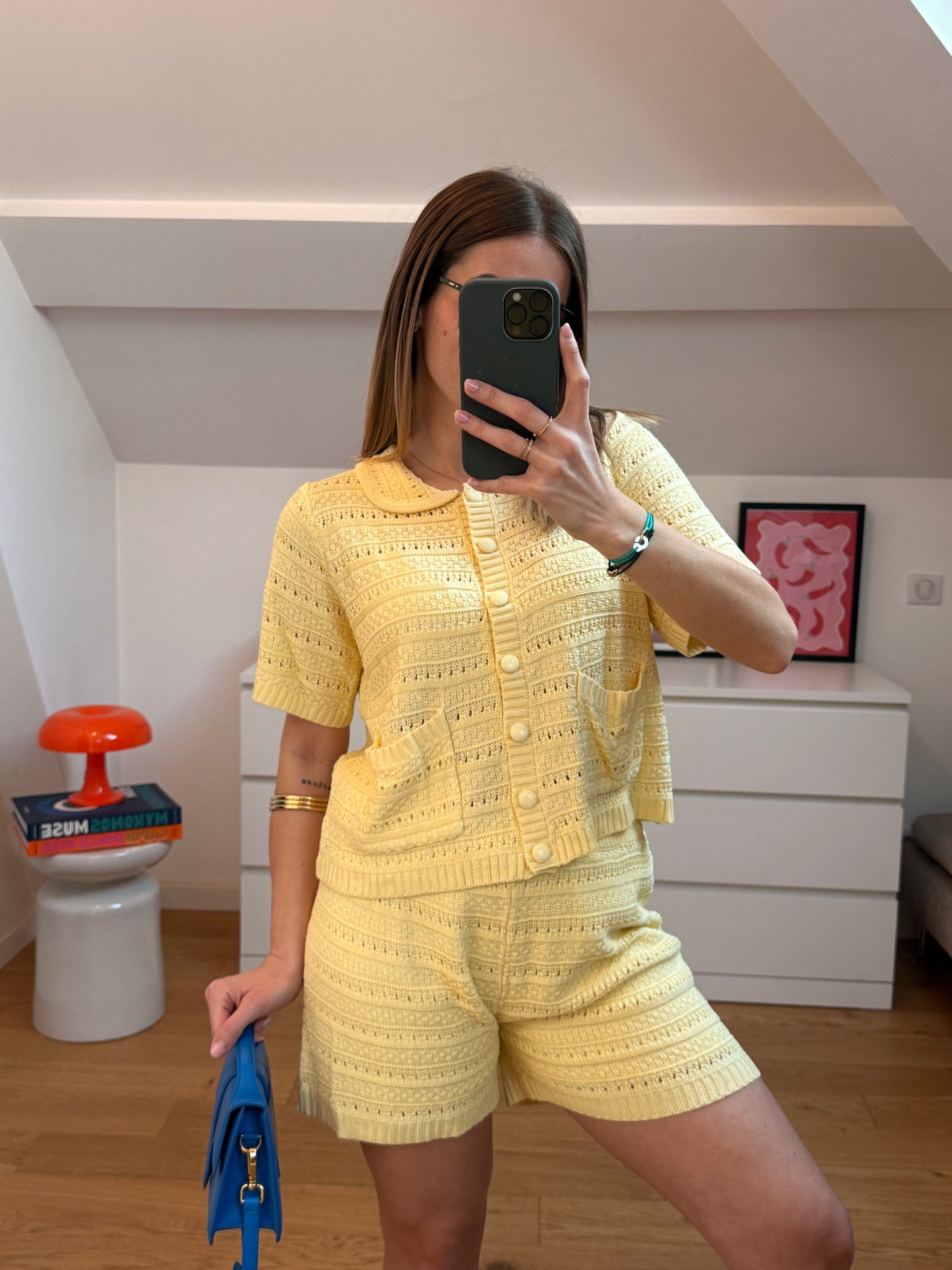 Blouse d'ensemble - jaune
