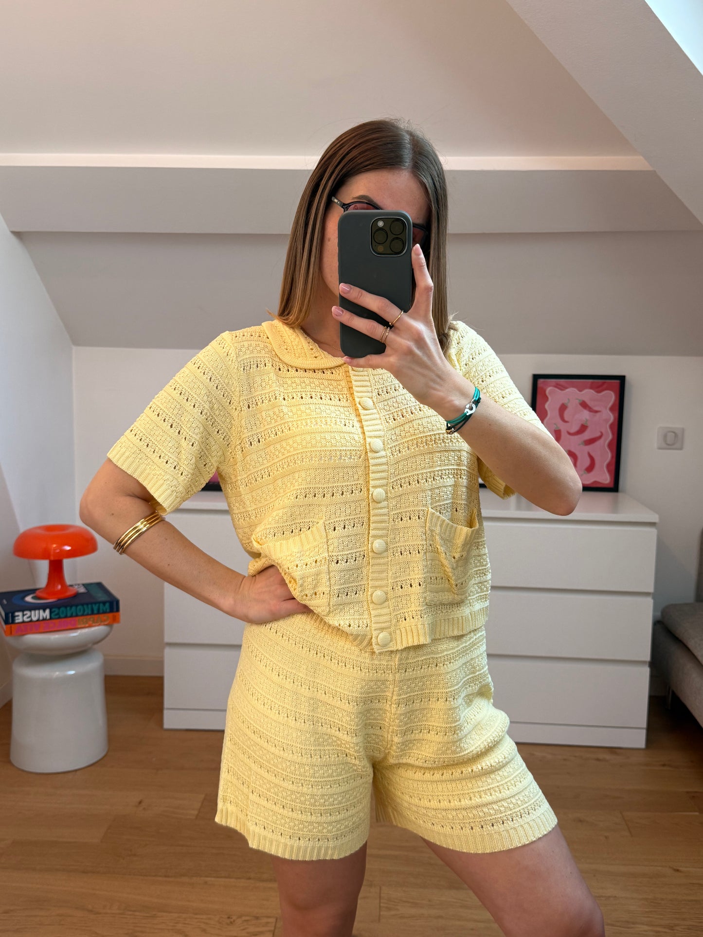 Short d'ensemble - jaune
