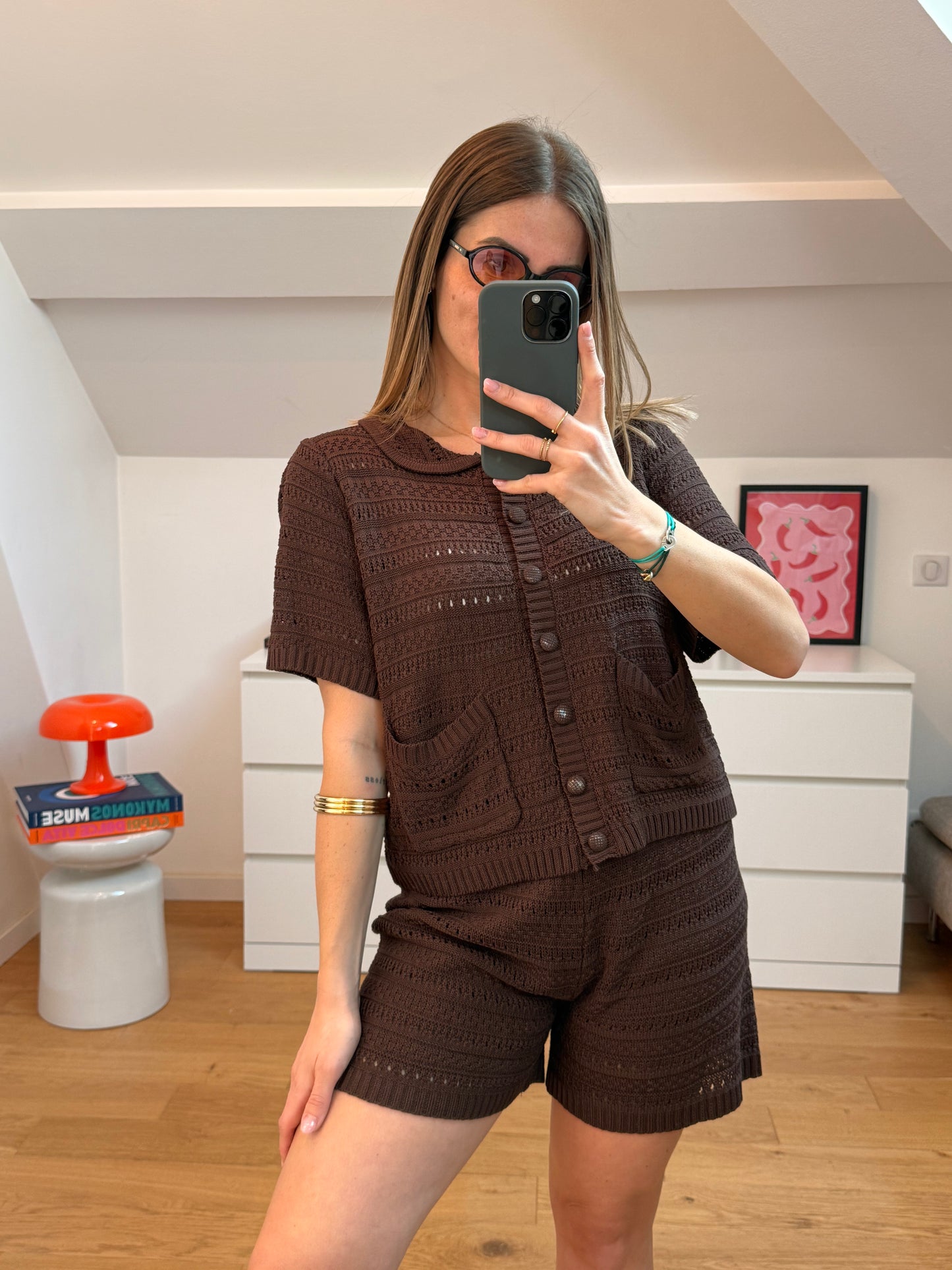 Short d'ensemble - marron