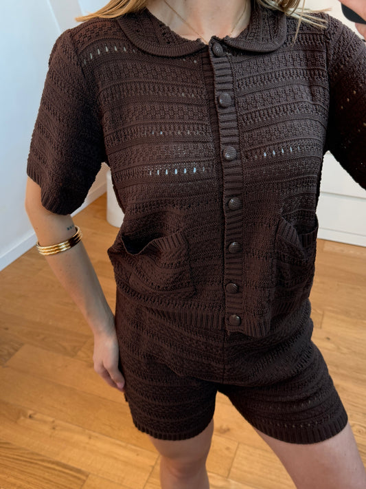 Short d'ensemble - marron