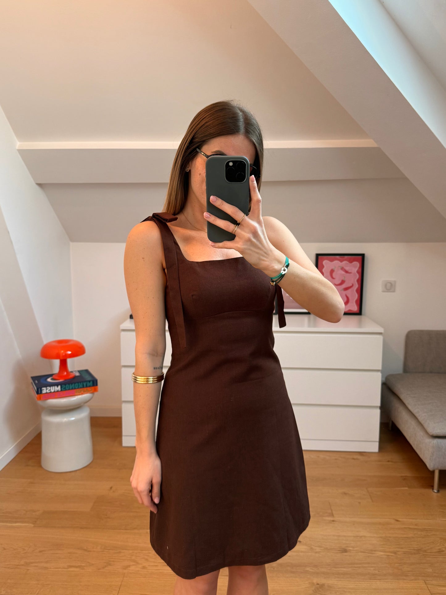 Robe Eva - marron