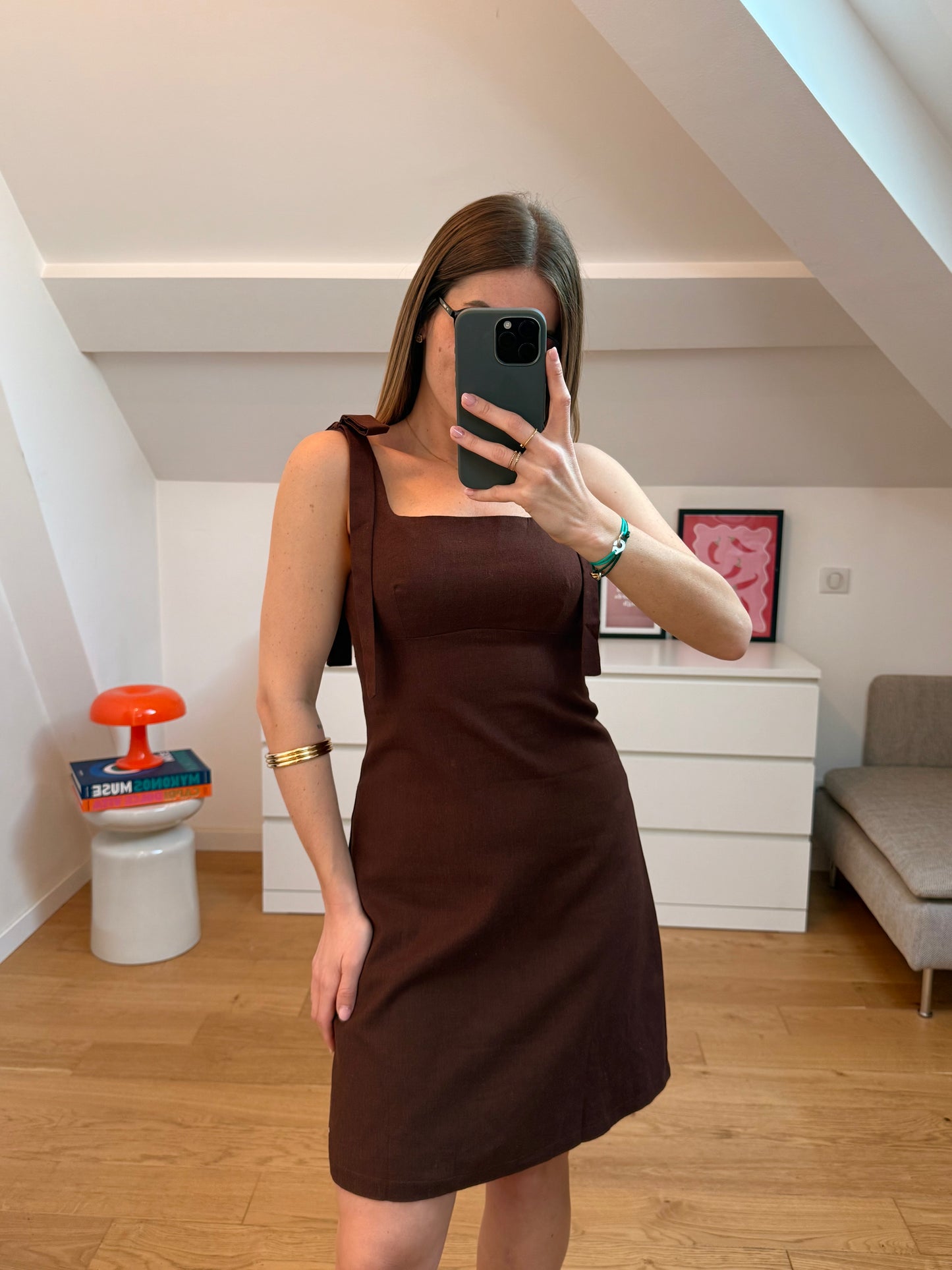 Robe Eva - marron