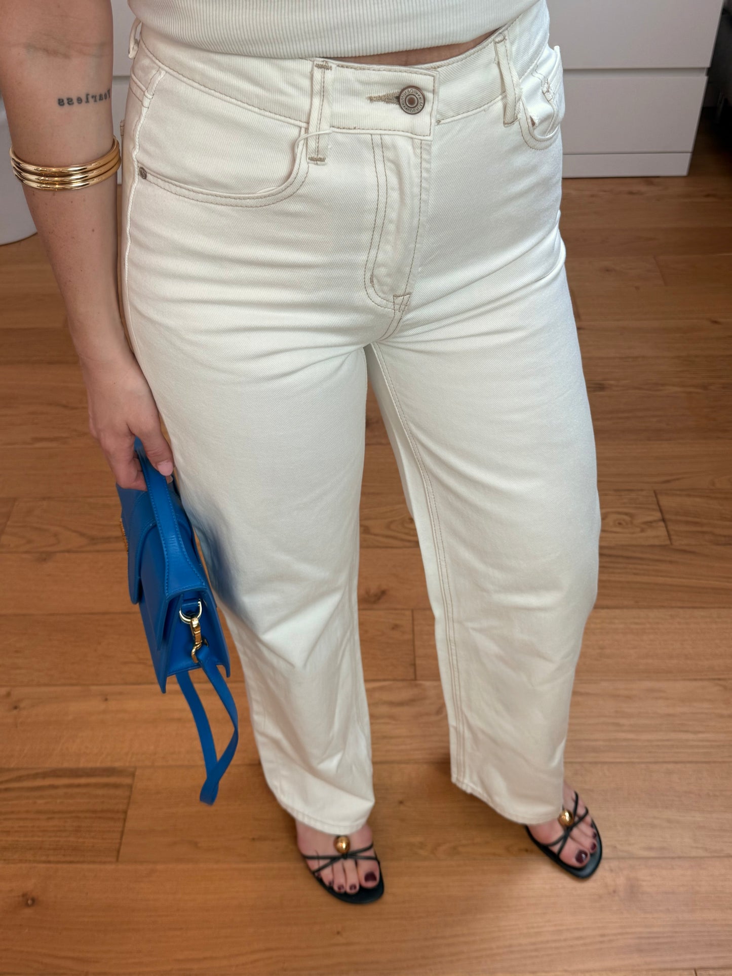 Pantalon Safia - blanc crème