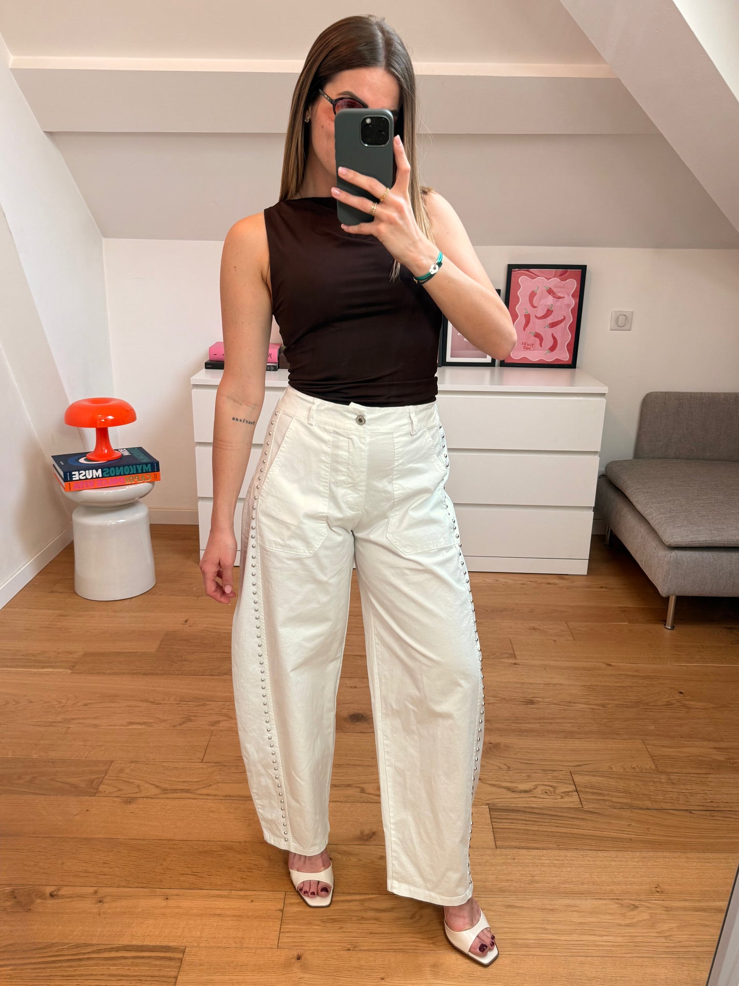Pantalon Brice - blanc