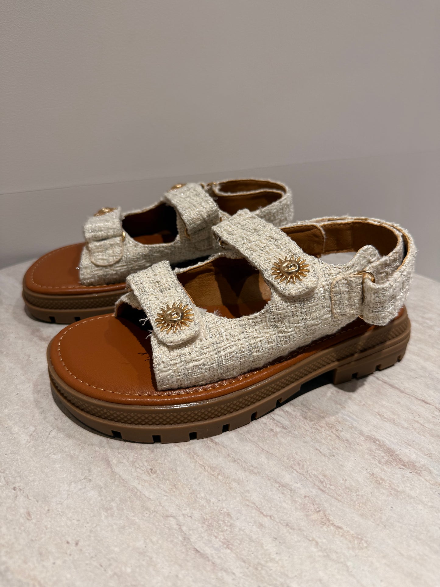 Sandales soleil - beige