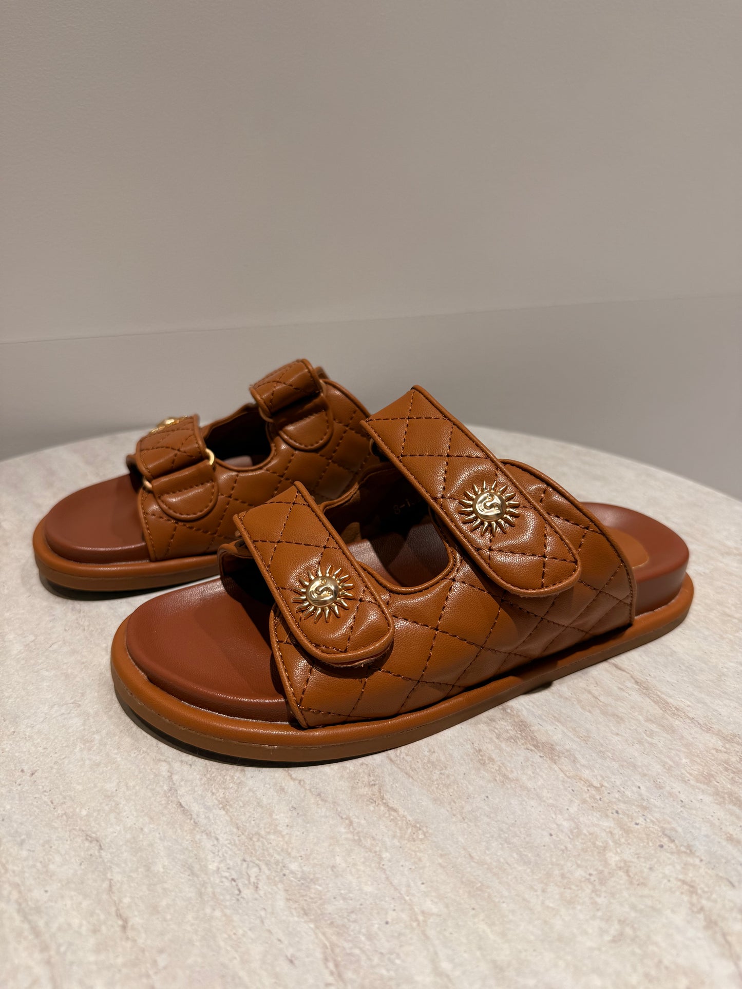 Sandales soleil - marron