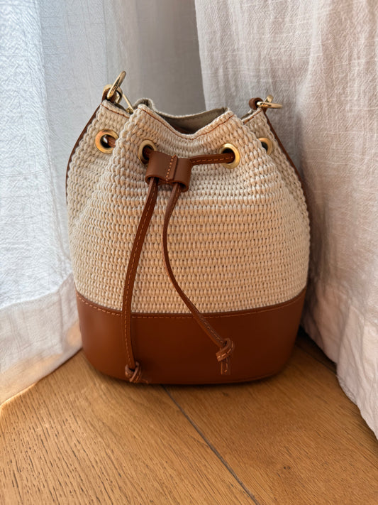 Sac Seau - beige et marron
