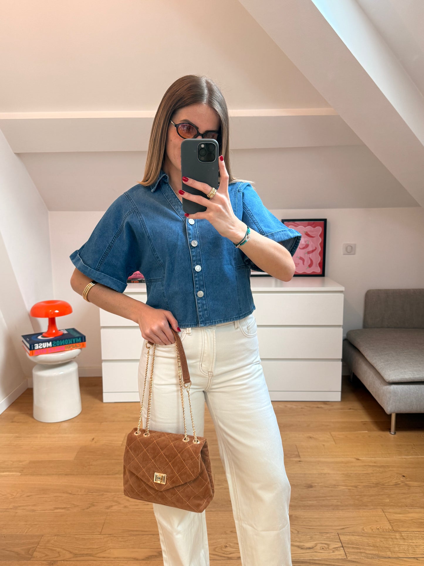 Blouse Naya - bleu
