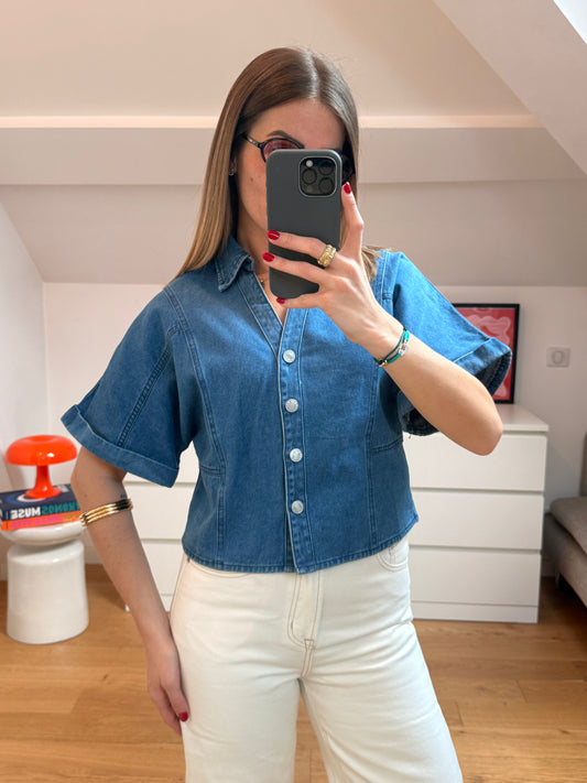 Blouse Naya - bleu