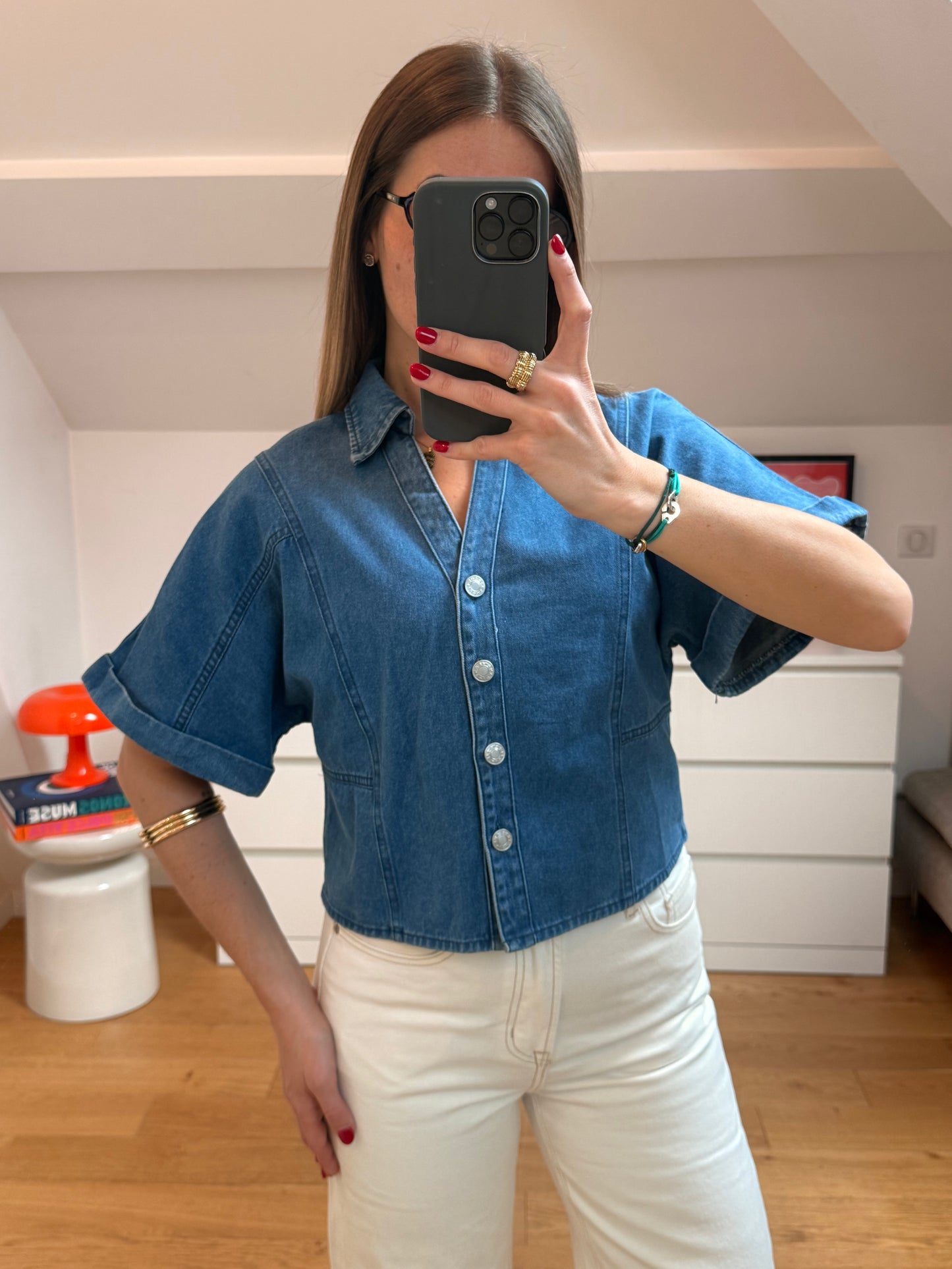 Blouse Naya - bleu
