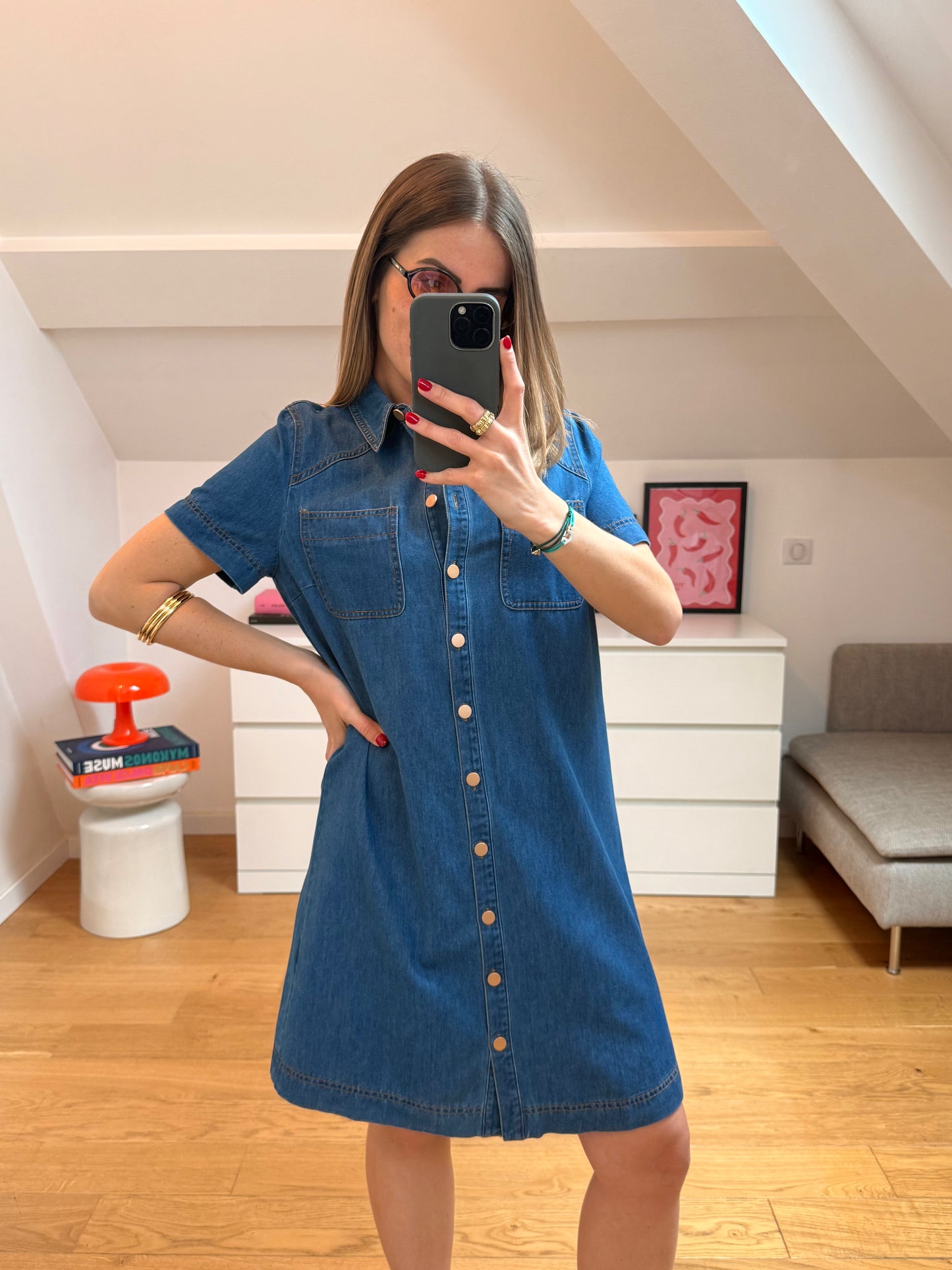 Robe Sonia - bleu