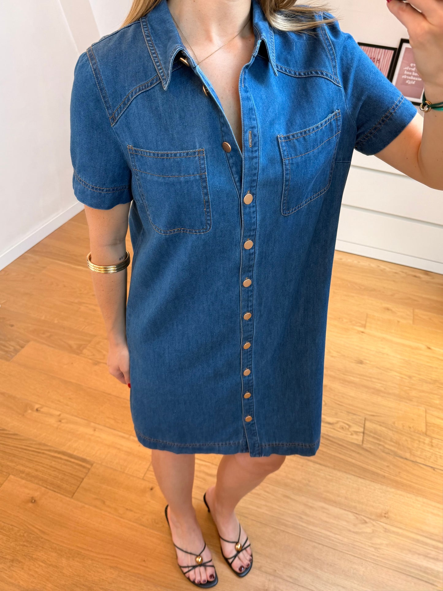 Robe Sonia - bleu