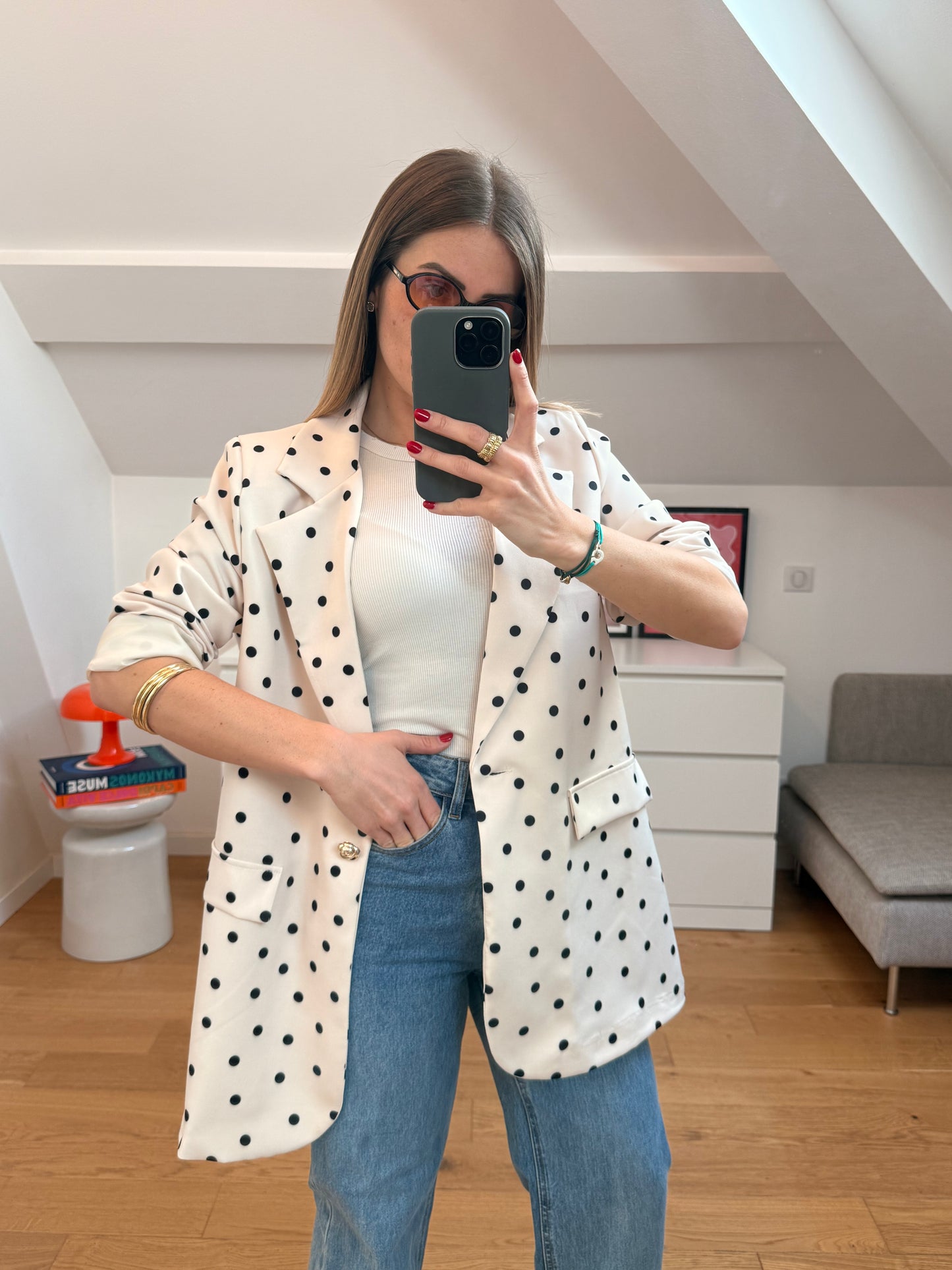 Blazer Florine - blanc