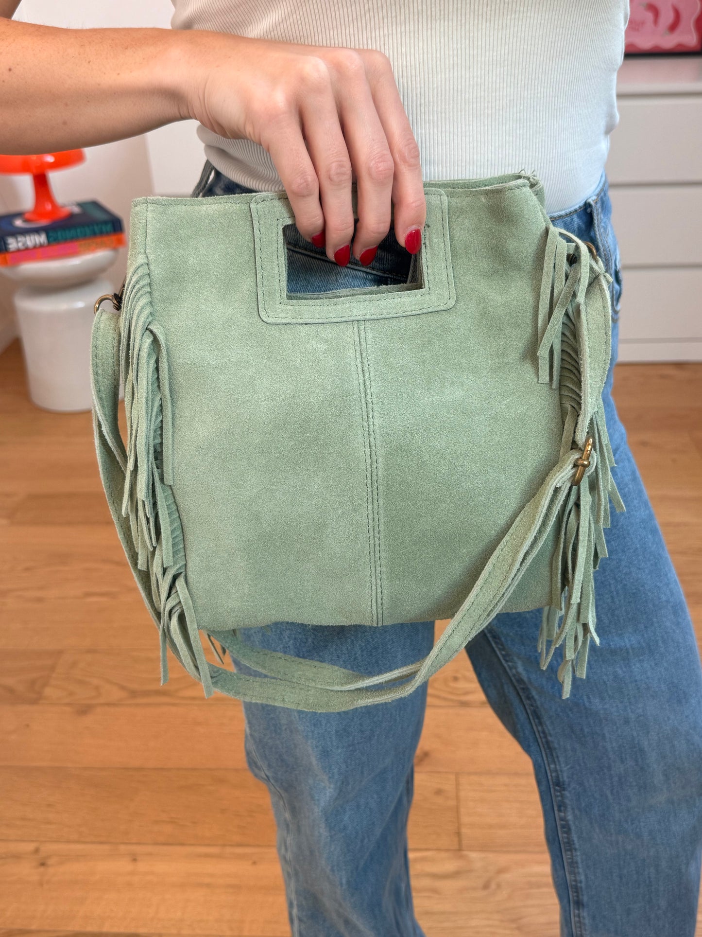 Sac Mina - vert d'eau