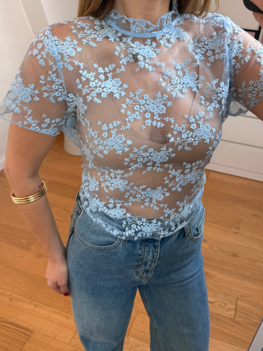Blouse Elise - bleu
