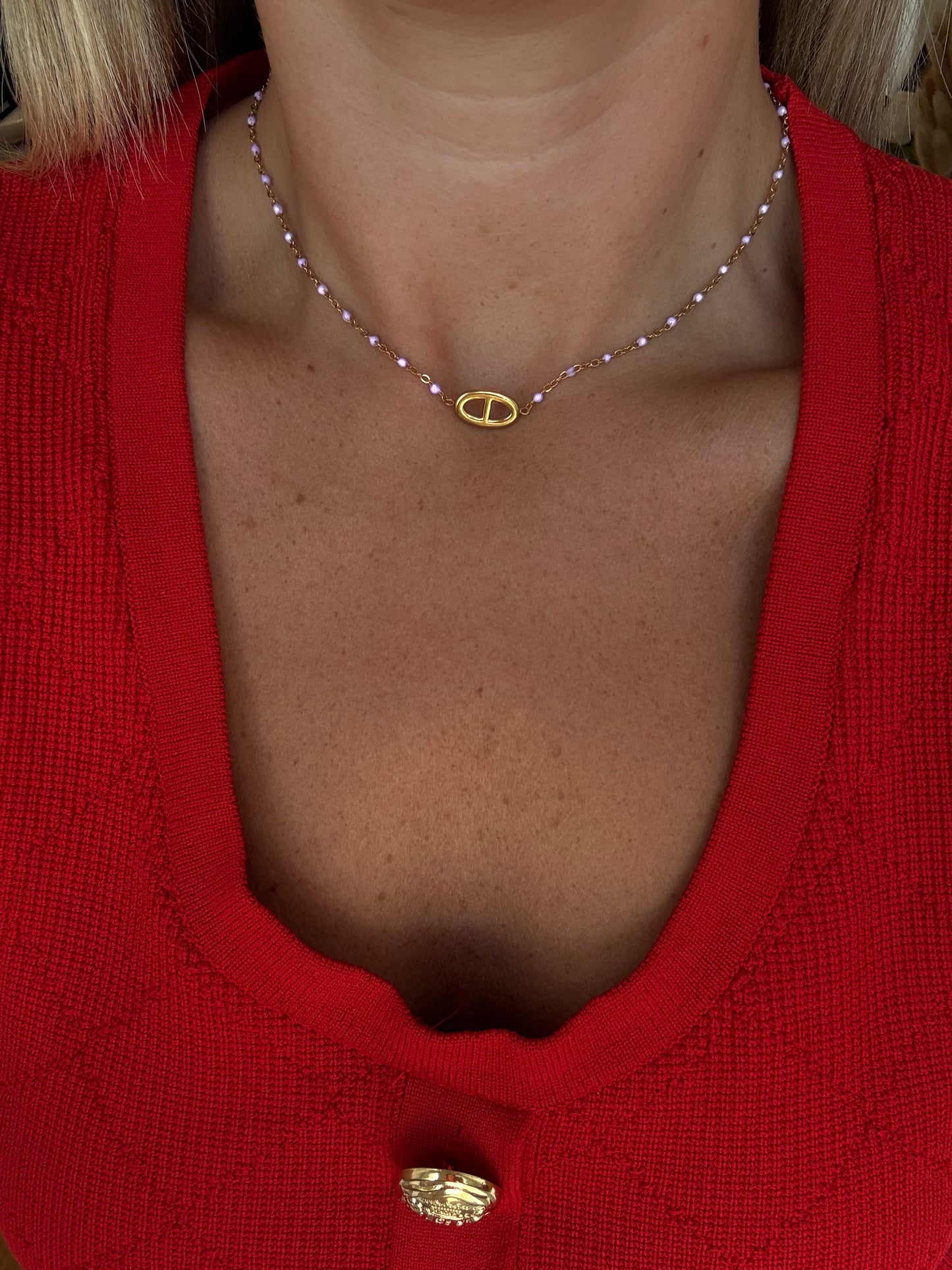 Collier Malia - lila