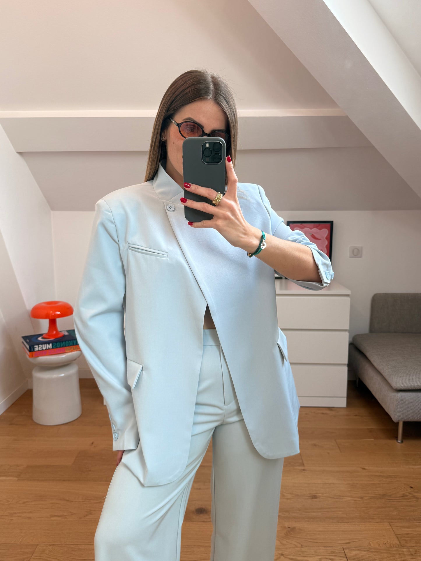 Blazer d'ensemble Lia - bleu