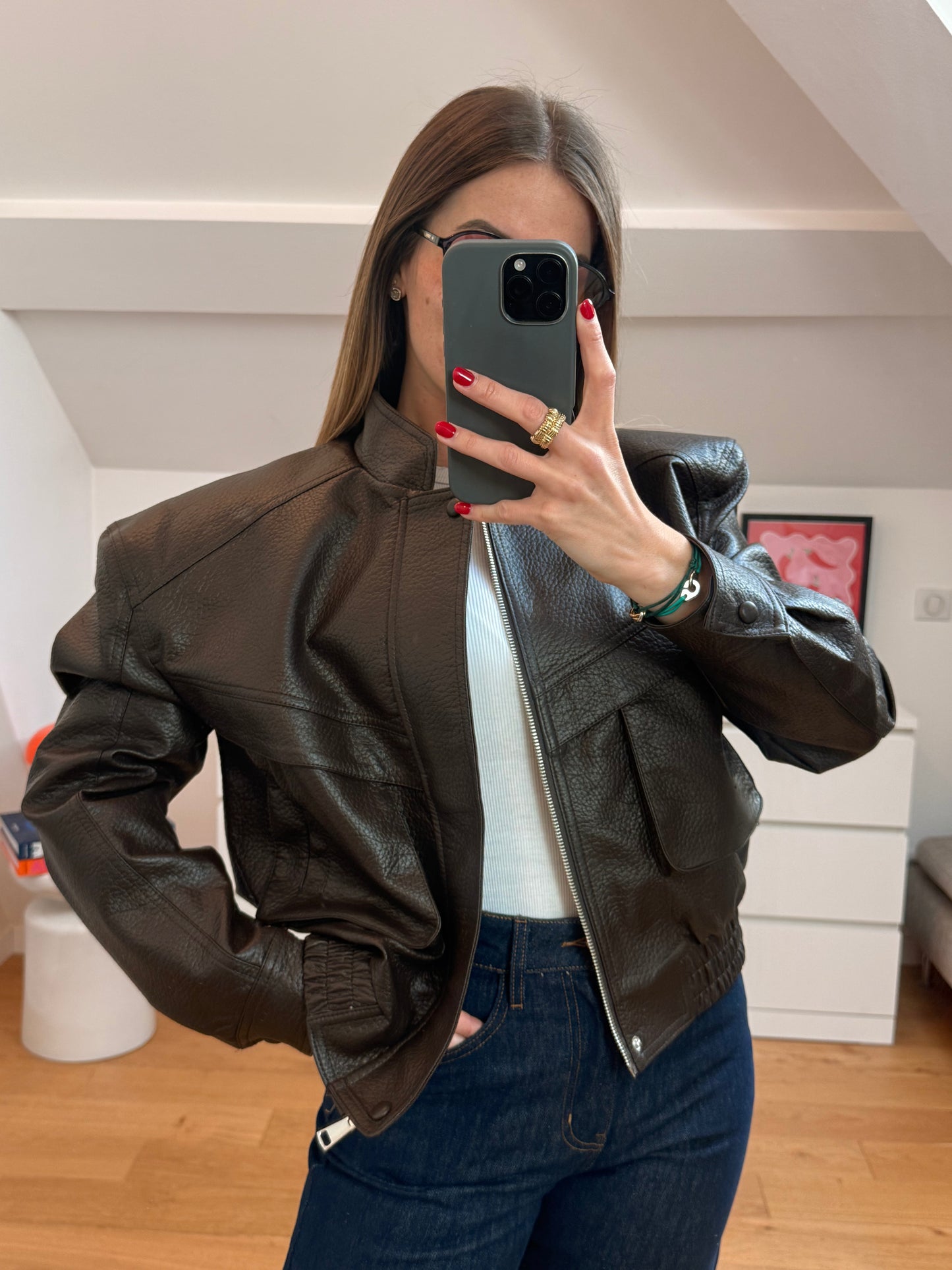 Veste Leslie - marron