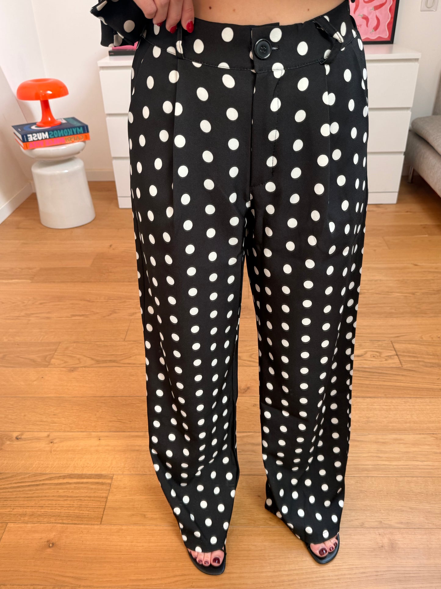 Pantalon d'ensemble Alessia - noir