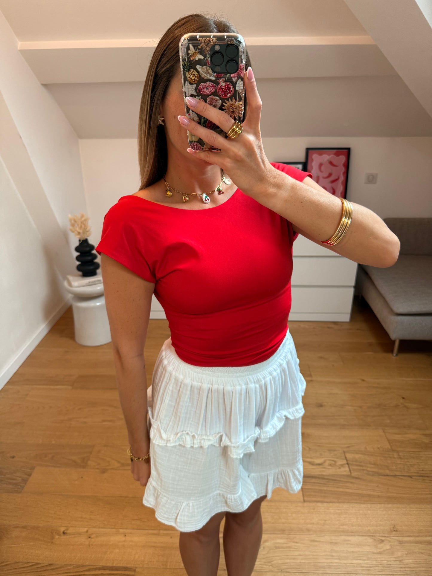 Top Vivi - rouge