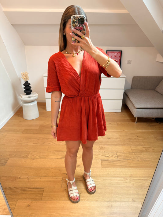 Combishort Laly - terracotta