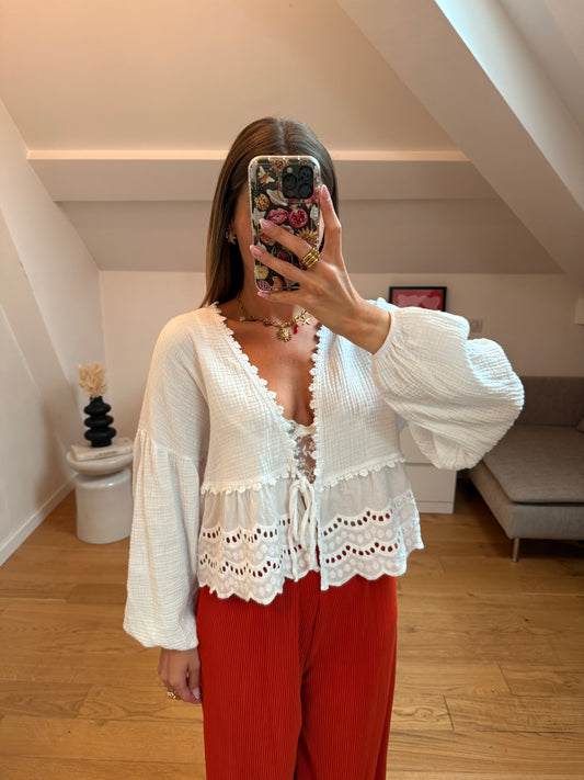 Blouse Manon - blanche