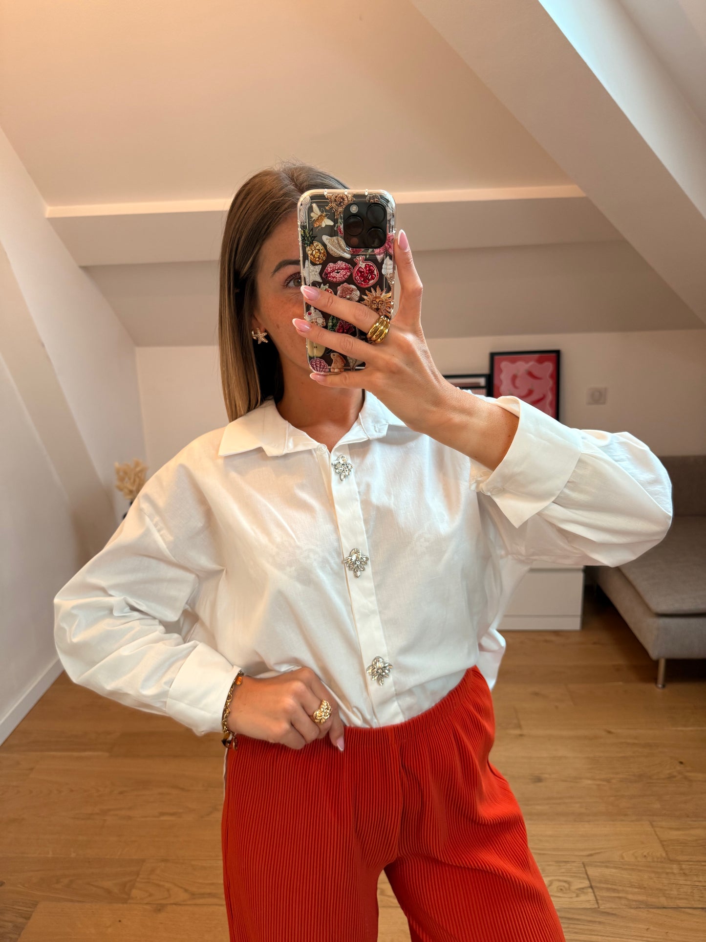 Chemise Andie - blanche