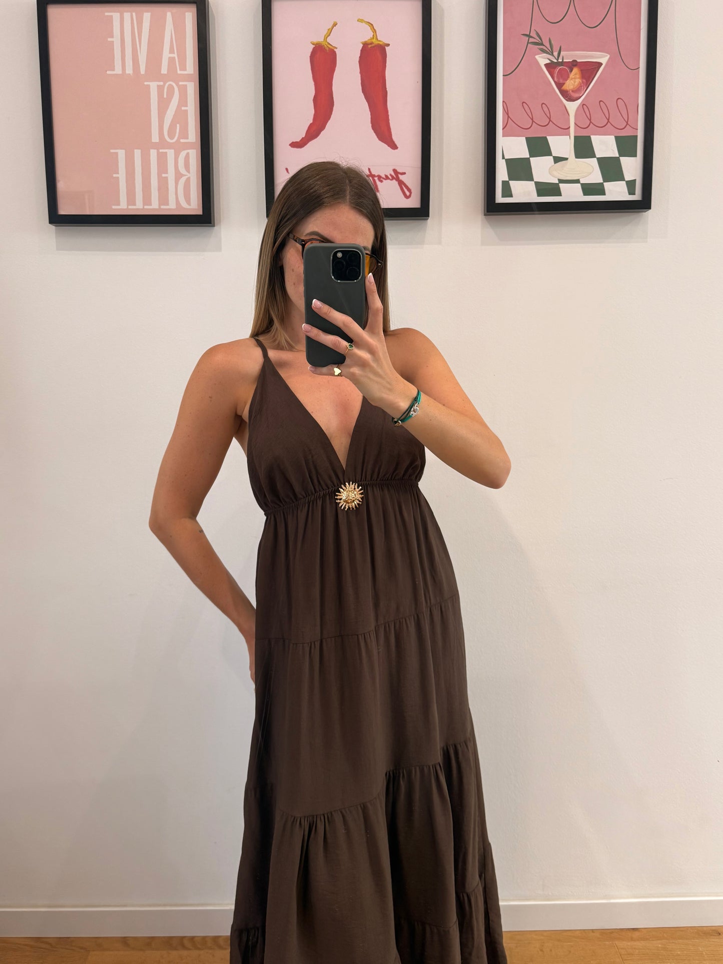 Robe Sun - marron