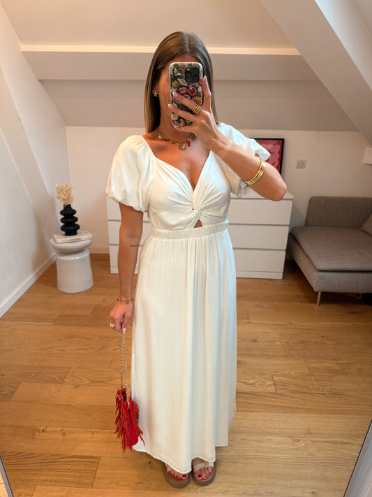 Robe Mally - blanche