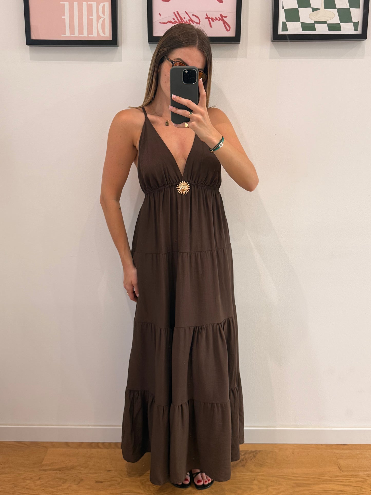 Robe Sun - marron