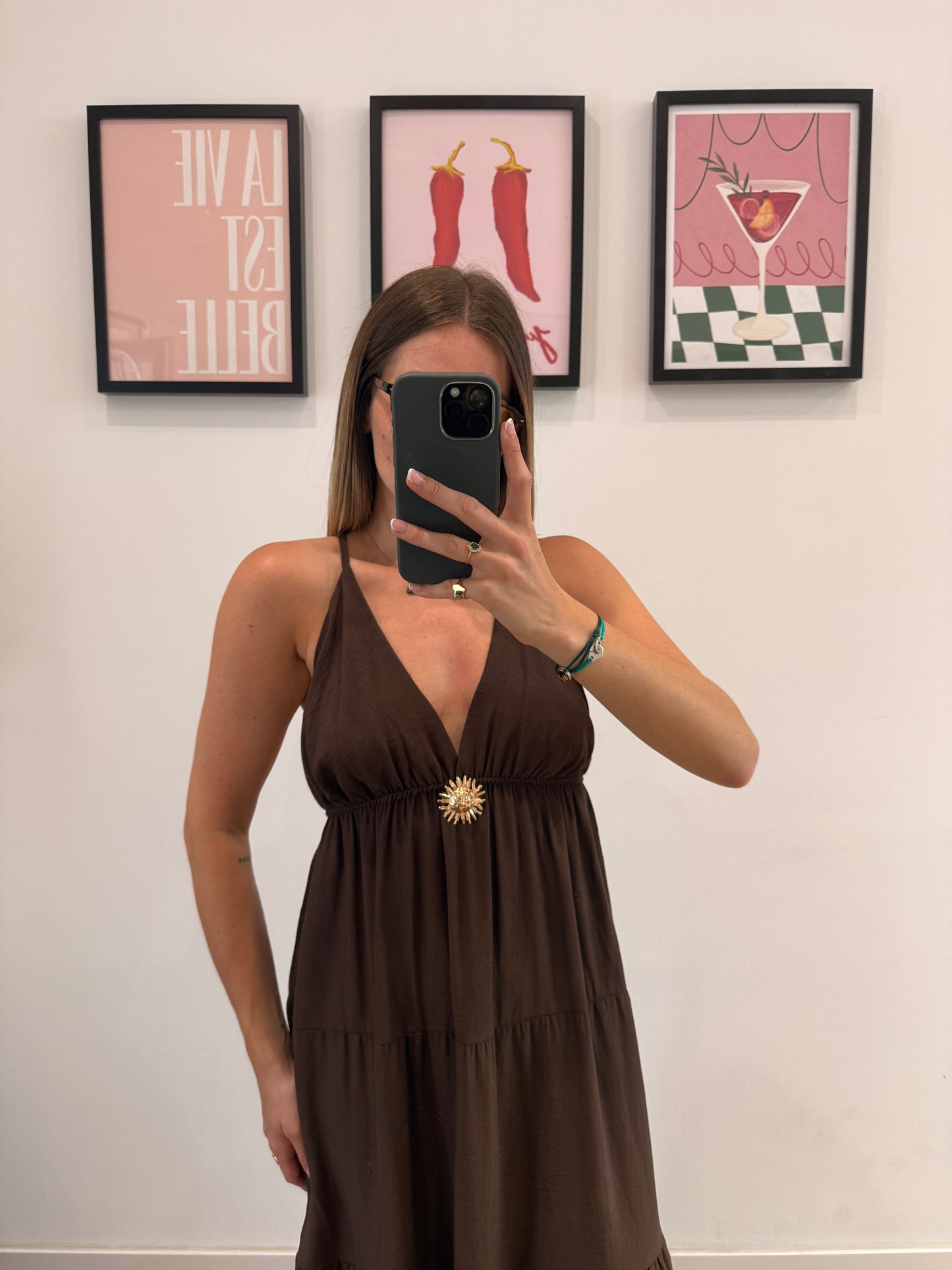 Robe Sun - marron