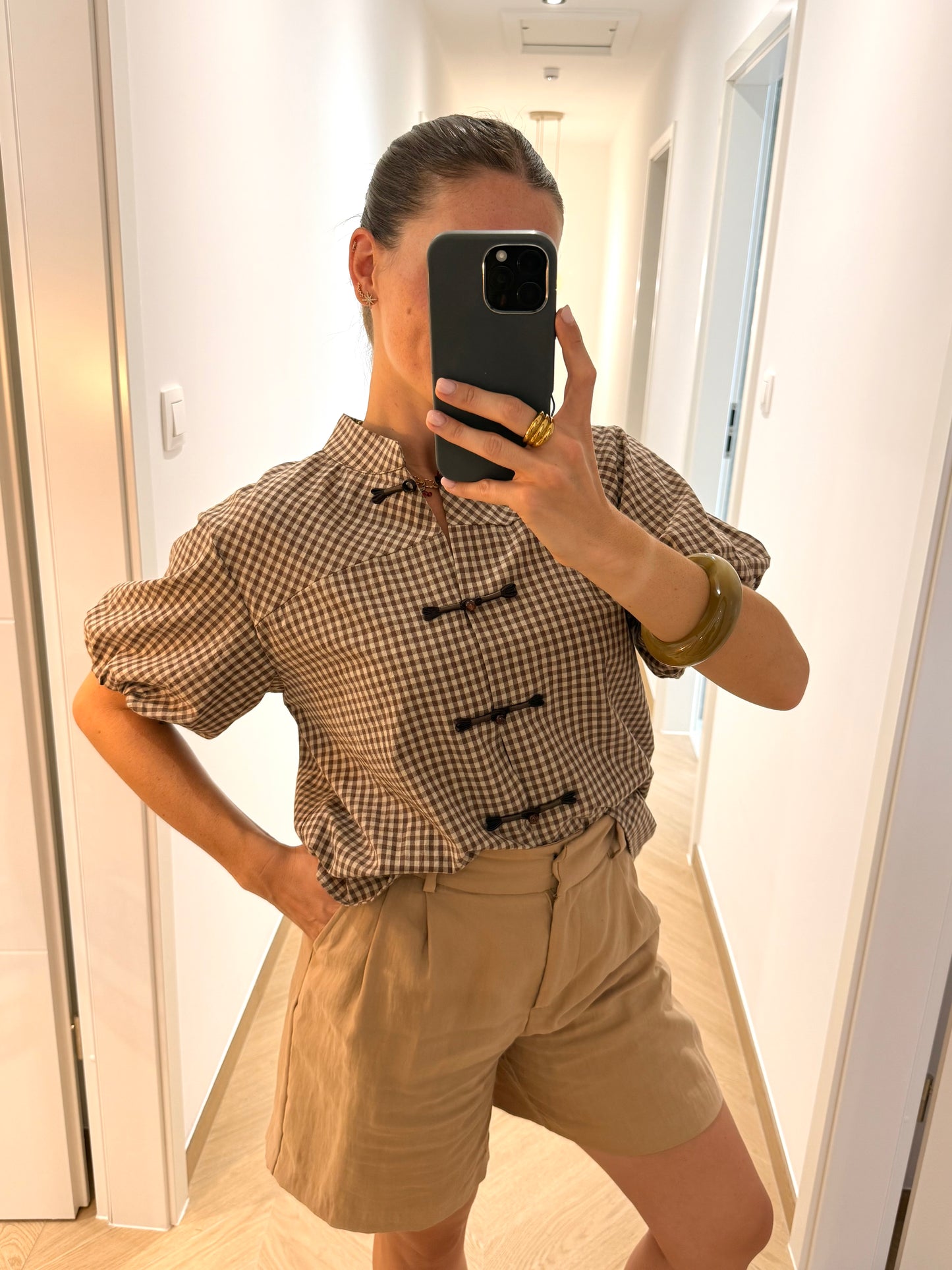 Blouse Alizée - marron