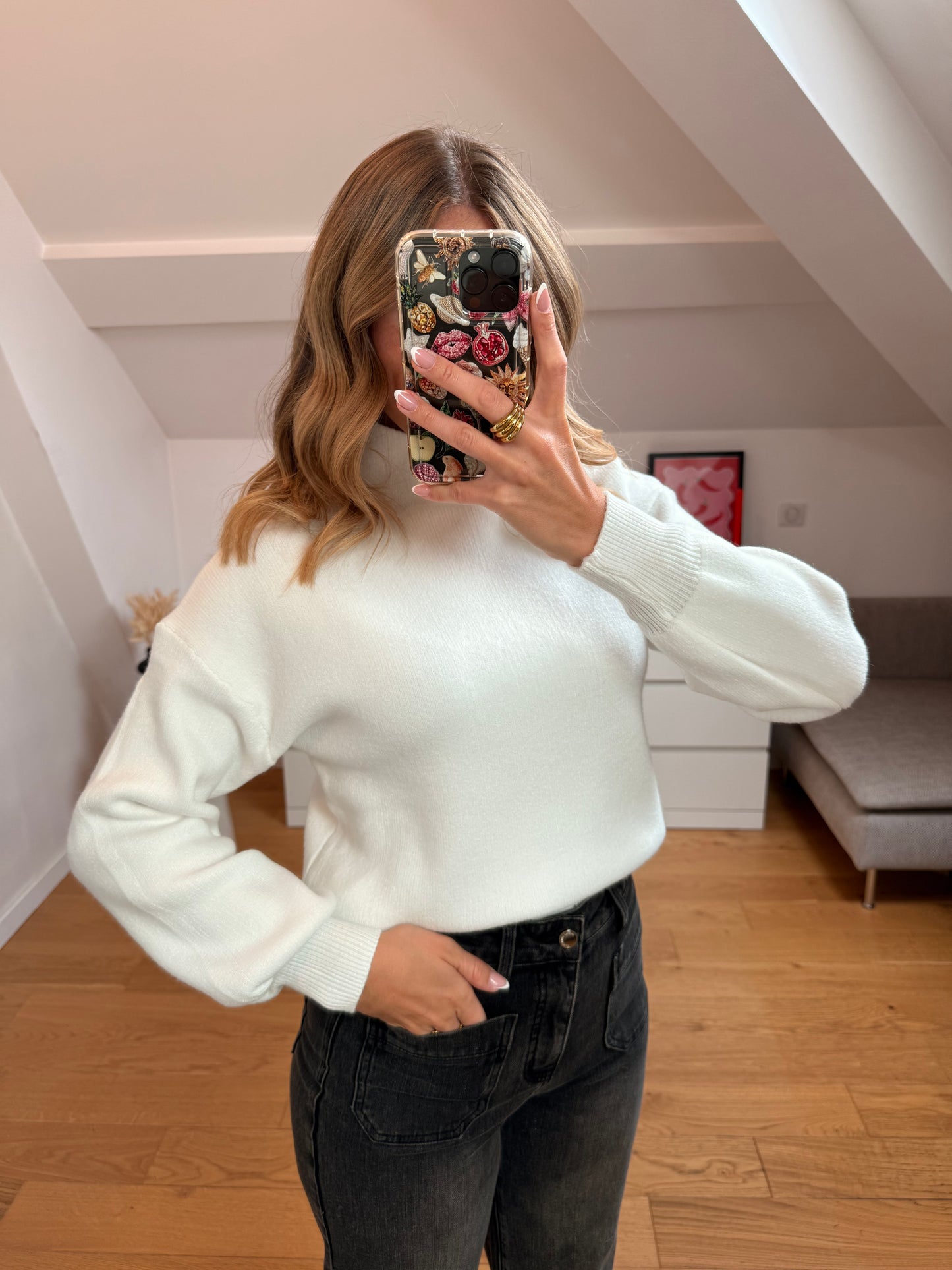 Pull Noa - blanc