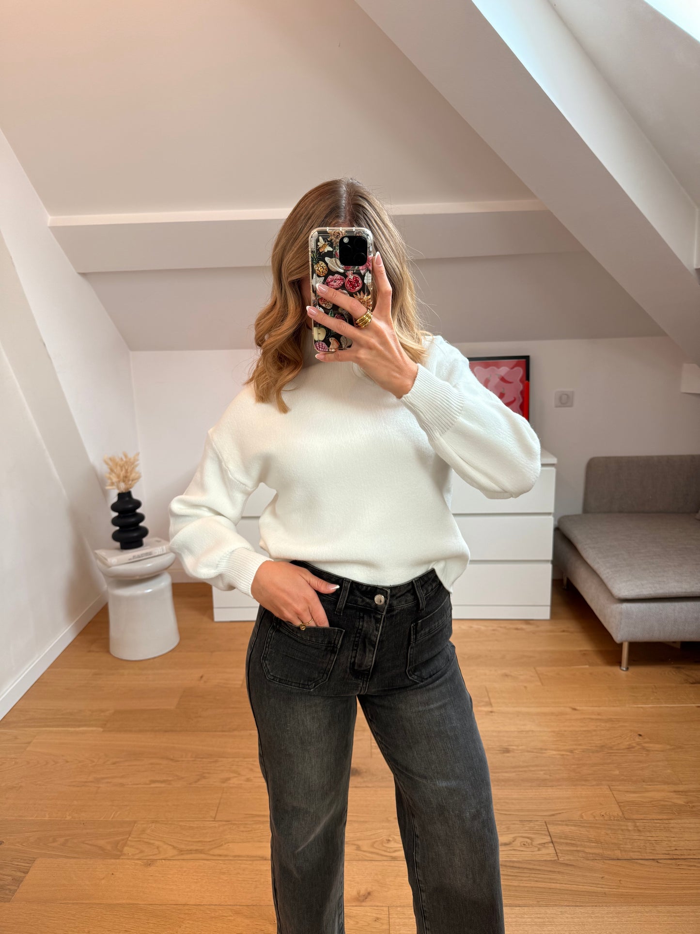 Pull Noa - blanc