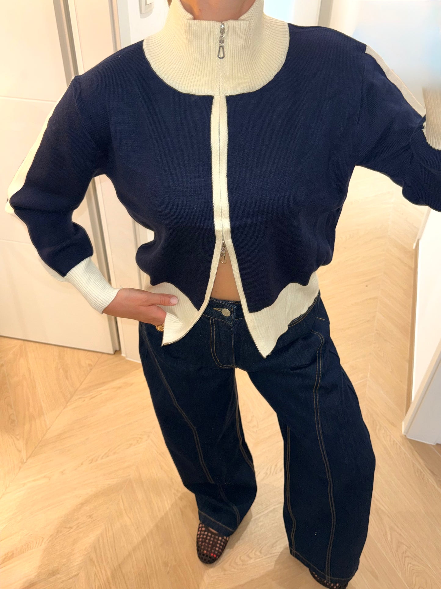 Gilet Clara - bleu