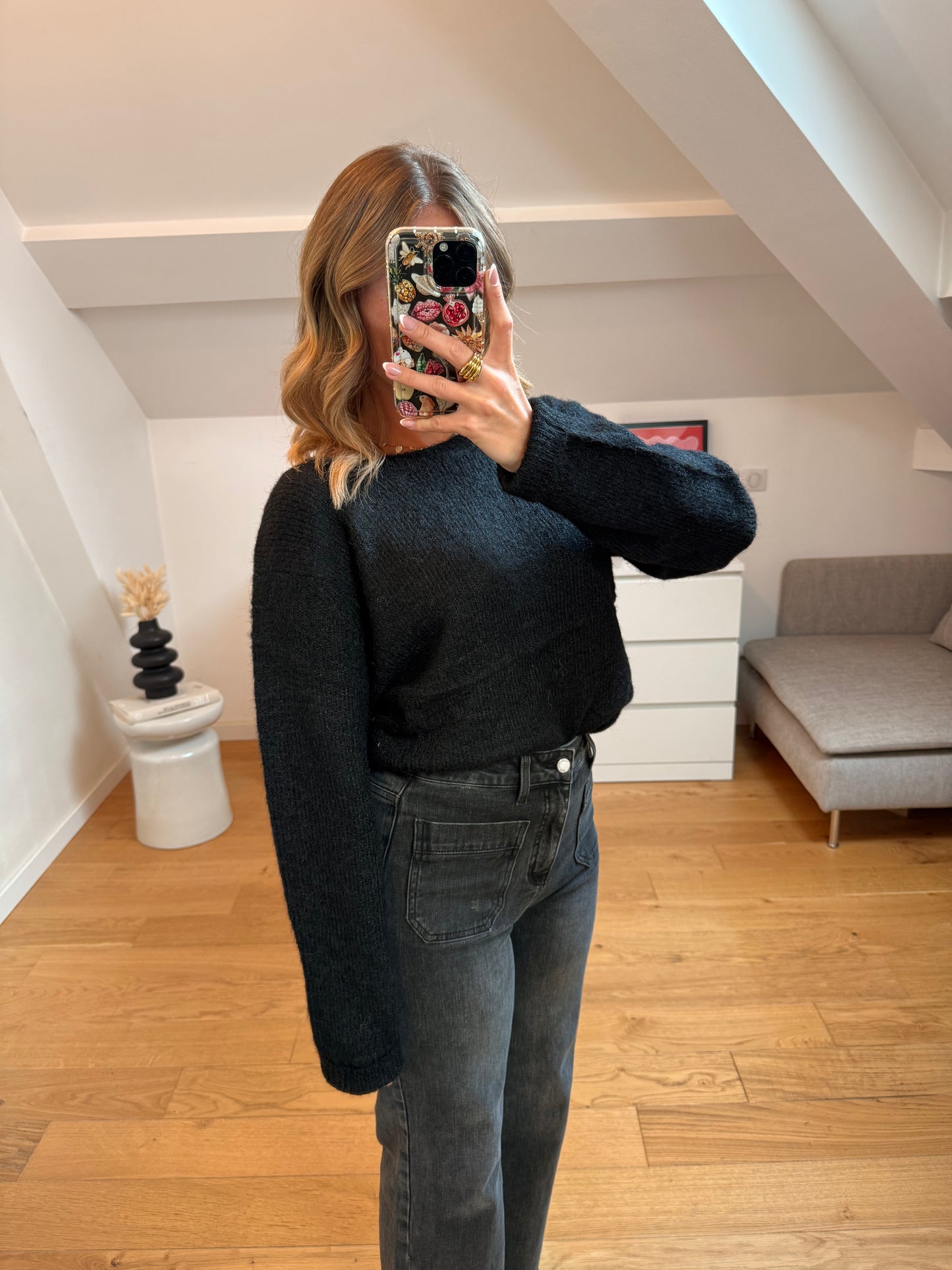 Pull Faustine - noir