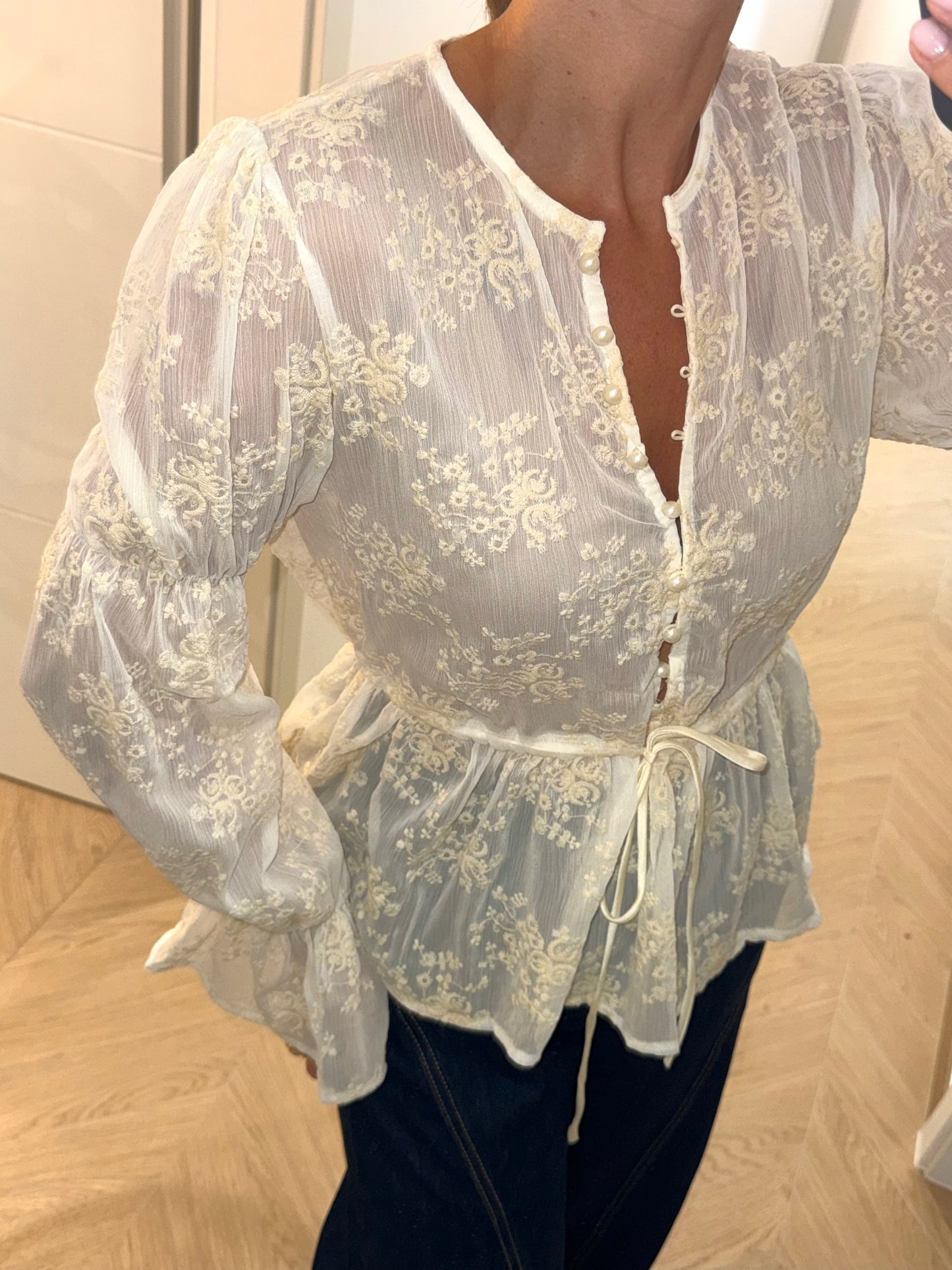 Blouse Noa - blanc cassé