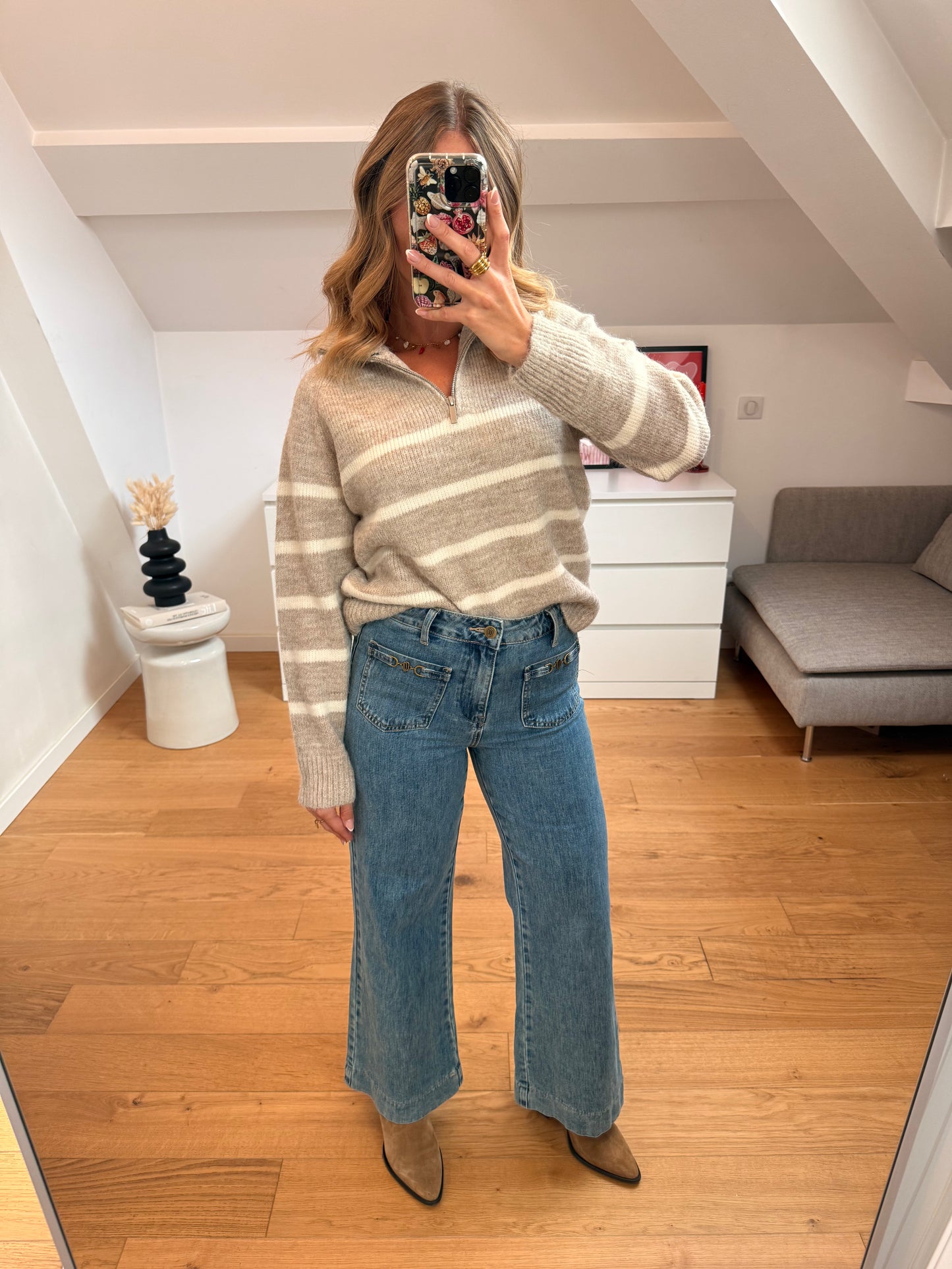 Jeans Hortense - bleu