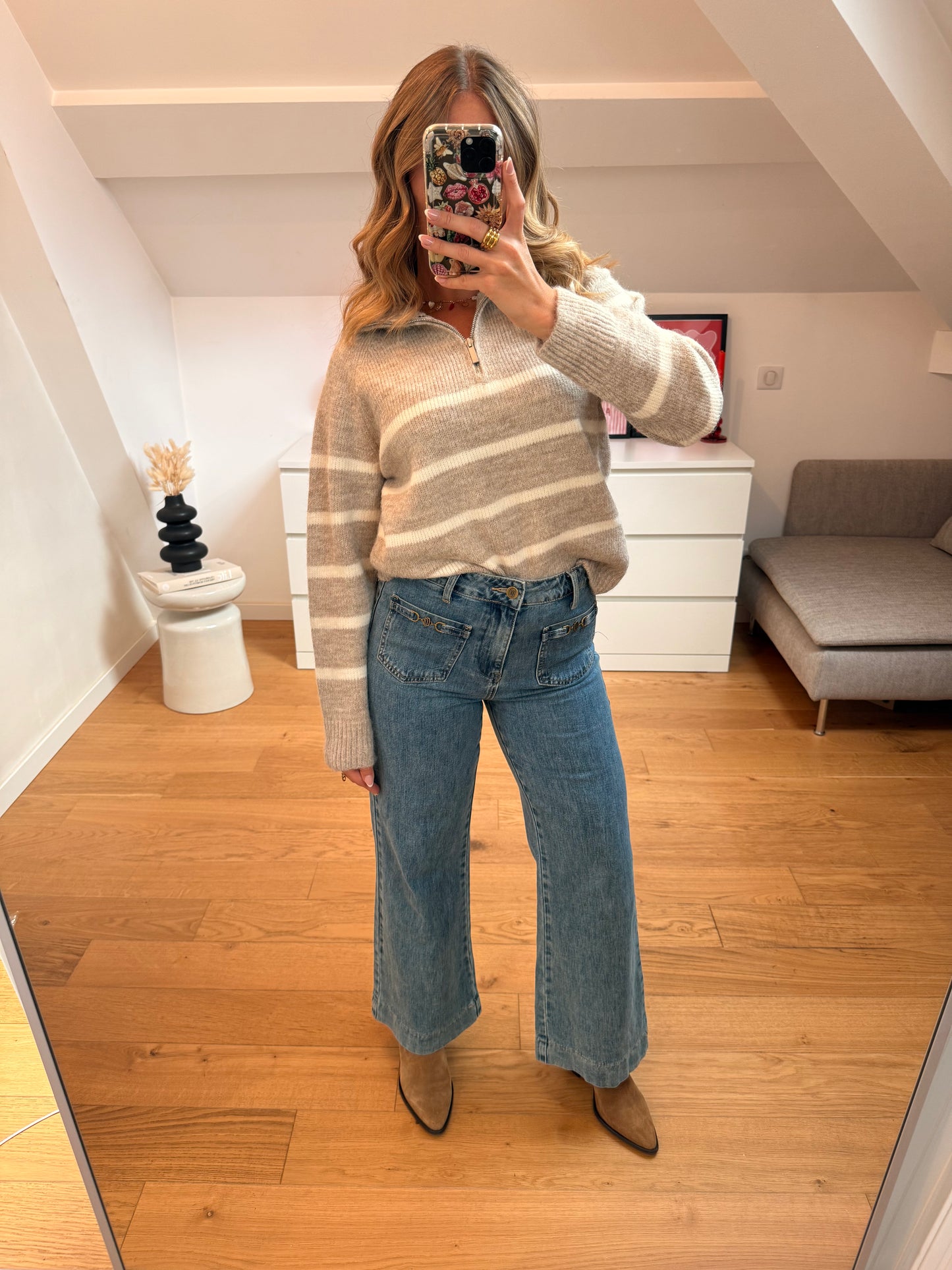 Jeans Hortense - bleu