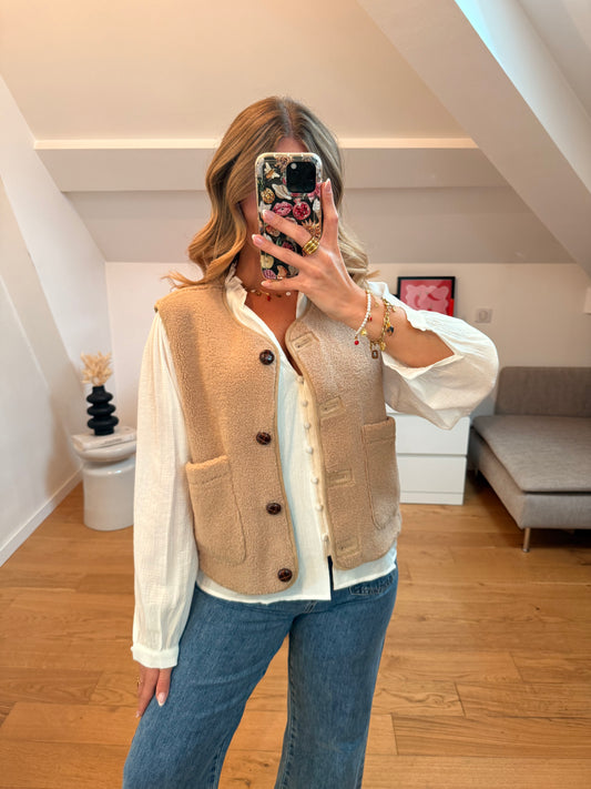 Gilet Myriam - beige