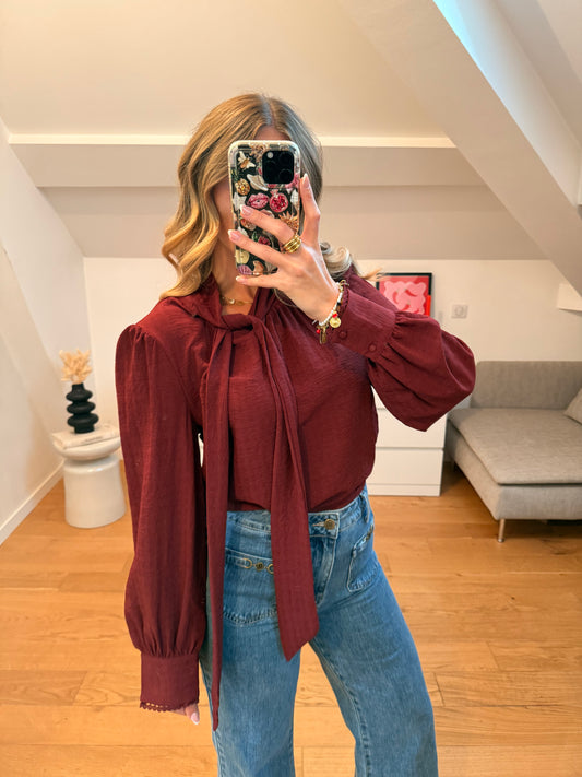Blouse Fanny - bordeaux
